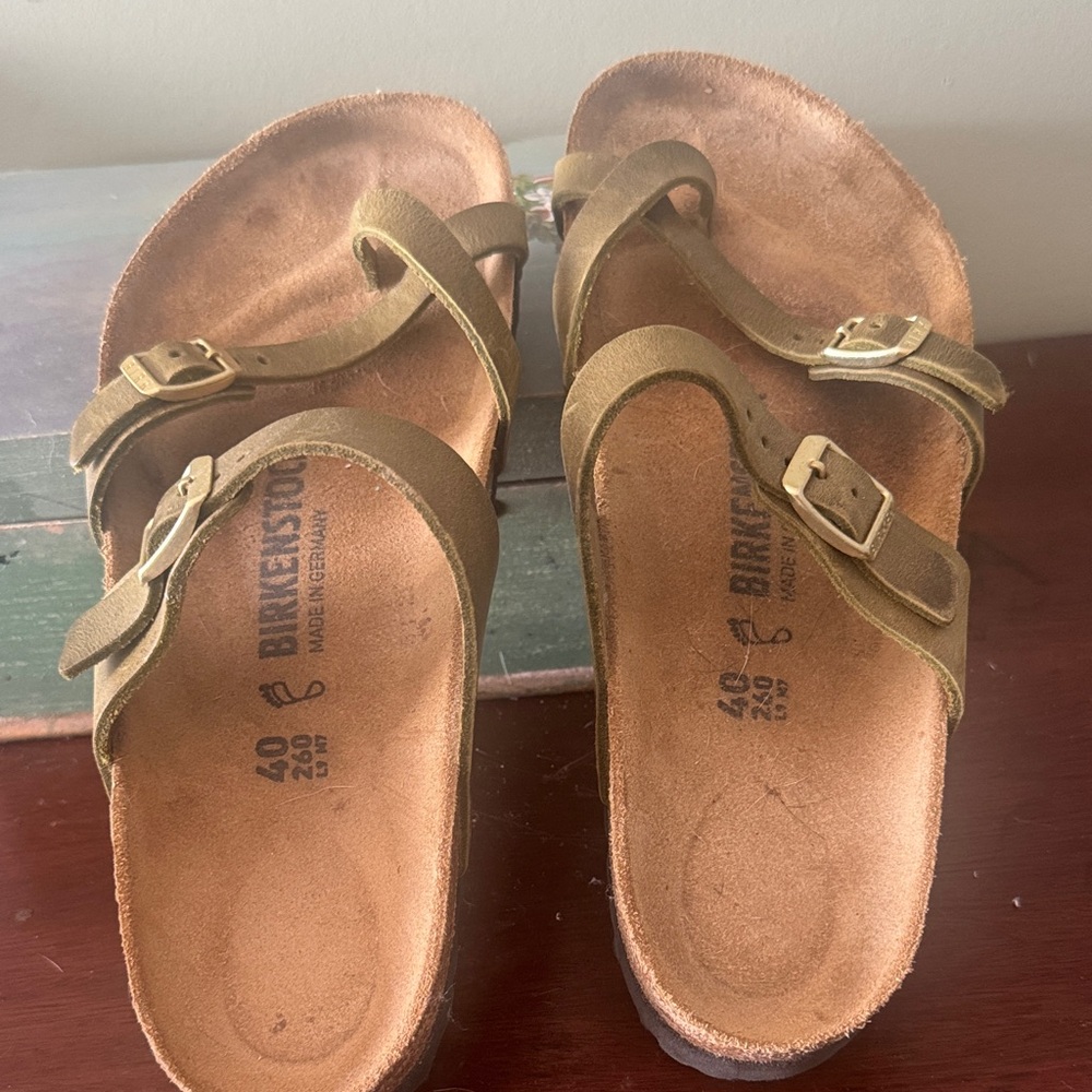 Birkenstock Myari Army Green size 40 women’s